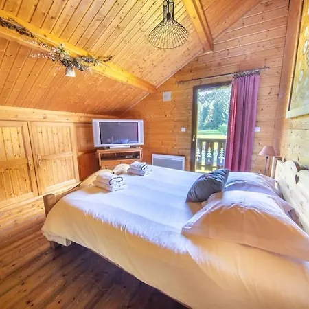 Les Griottes, Veritable De Montagne, Avec Jacuzzi Et Sauna シャレー クソンリュプト・ロンジュメール