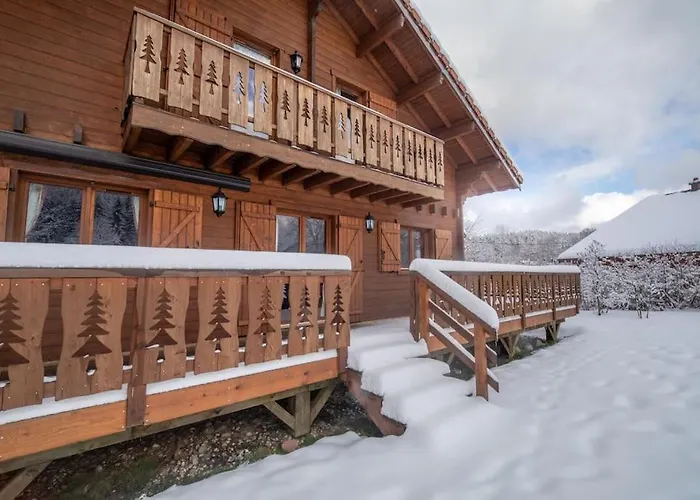 Les Griottes, Veritable Chalet De Montagne, Avec Jacuzzi Et Sauna