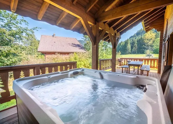 Les Griottes, Veritable Chalet De Montagne, Avec Jacuzzi Et Sauna Xonrupt-Longemer