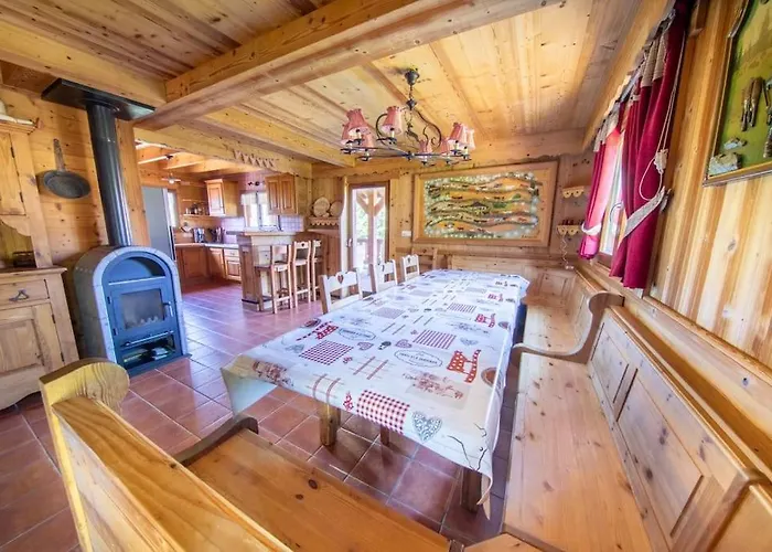 Les Griottes, Veritable Chalet De Montagne, Avec Jacuzzi Et Sauna Chalet